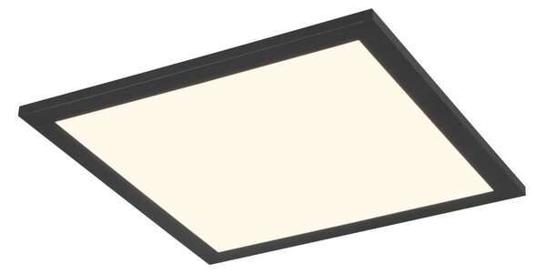 Črna LED stropna svetilka 29.5x29.5 cm Beta – Trio