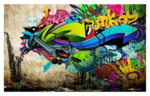 Fototapeta - Funky - graffiti