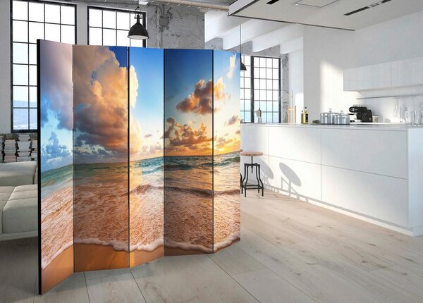 Artgeist Paravan Morning By The Sea I, 5-Delni, Enostranski