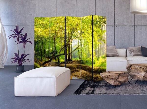 Artgeist Paravan Forest Clearing I, 5-Delni, Enostranski
