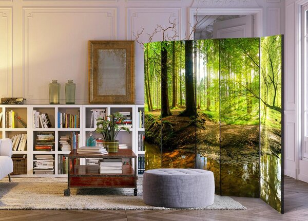 Artgeist Paravan Forest Lake I, 5-Delni, Enostranski
