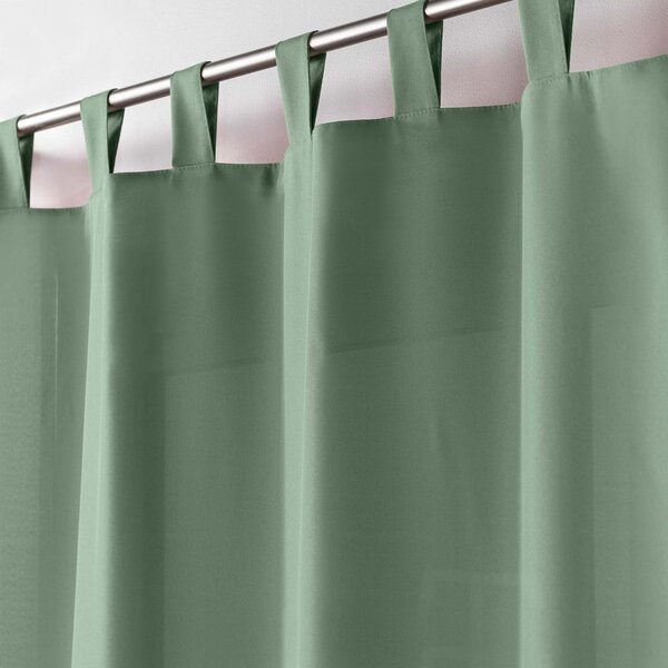 Zelena zavesa 140x260 cm Essentiel – douceur d'intérieur