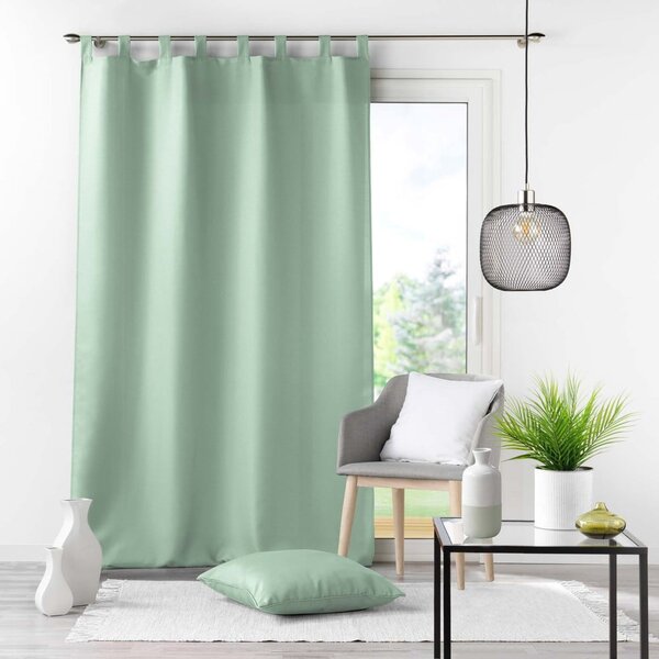 Zelena zavesa 140x260 cm Essentiel – douceur d'intérieur