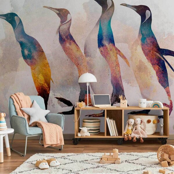 Artgeist Fototapeta Penguin Wandering, 150x105cm