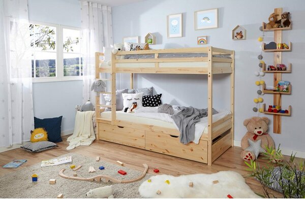 Livetastic Pograd Finn, 90x200, Bor, Masivna