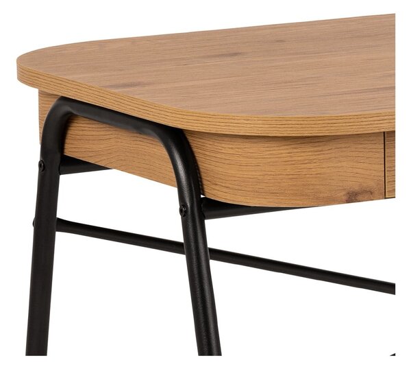 Pisalna miza z mizno ploščo v hrastovem dekorju 60x120 cm Blueton – Actona