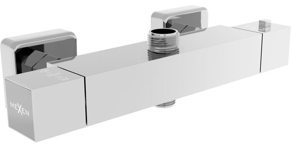 Mexen Cube termostatska prha, krom - 77250-00