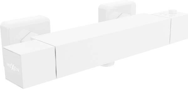 Mexen Cube termostatska pršna armatura, bela - 77200-20