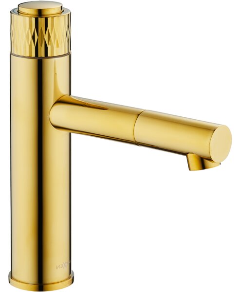 Mexen Diamond umivalnik pipa, zlata - 71500-50