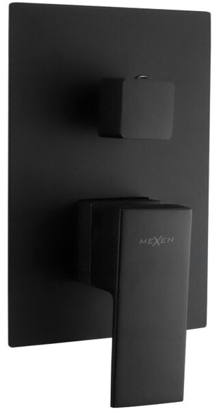 Mexen Uno vgrajena kopalna kopalna tuš baterija, črna - 71435-70
