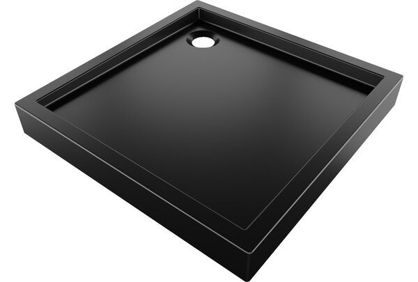 Mexen Flow+ kvadratna tuš kad 100 x 100 cm, črna mat - 46S701010H