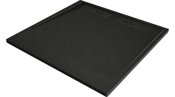 Mexen Amon kvadratna tuš kad SMC 100 x 100 cm, črna - 4F701010