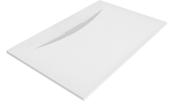 Mexen Egon pravokotna tuš kad SMC 100 x 90 cm, bela - 4R109010