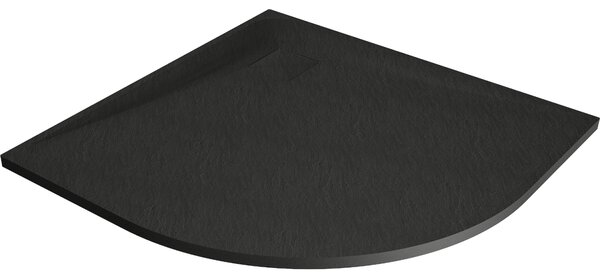 Mexen Bert polkrožni tuš kad SMC 90 x 90 cm, črna - 4KR709090