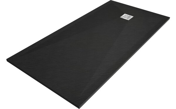 Mexen Stone+ pravokotni kompozitni tuš kad 200 x 90 cm, črna - 44709020