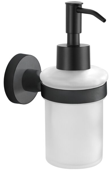 Mexen Tiber dozirnik za milo, črn - 7050540-70