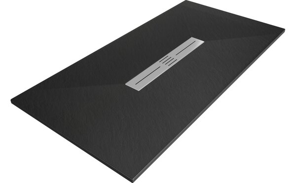 Mexen Toro pravokotna tuš kad SMC 200 x 70 cm, črna - 43707020