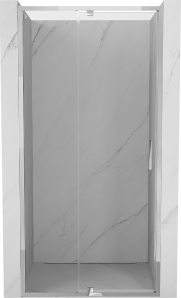 Mexen Exo nihajna vrata za prho 105 cm, prozorna, krom - 819-105-000-01-00