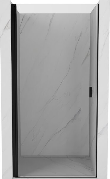 Mexen Mist-B nihajna tuš vrata 60 cm, prozorna, črna - 8A2-060-000-70-00
