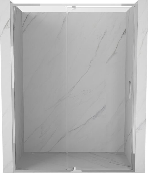 Mexen Exo tuš vrata krilna 160 cm, prozorna, krom - 819-160-000-01-00