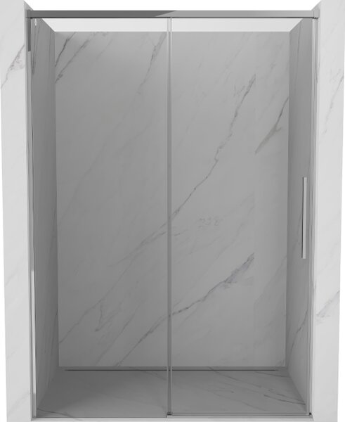 Mexen Rox drsna tuš vrata 140 cm, prozorna, krom - 8C2-140-000-01-00