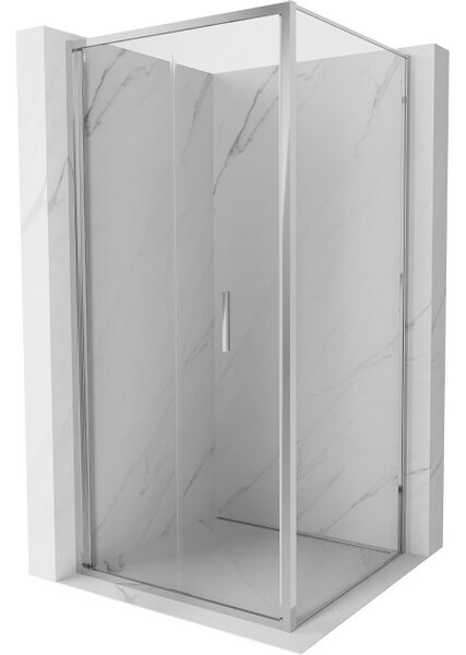 Mexen Exo zložljiva tuš kabina 85 x 85 cm, prozorna, krom - 816-085-085-01-00