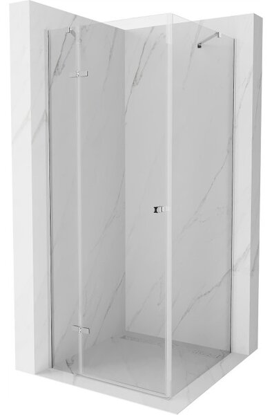 Mexen Roma Dvojna tuš kabina 70 x 70 cm, prozorna, krom - 854-070-070-01-00