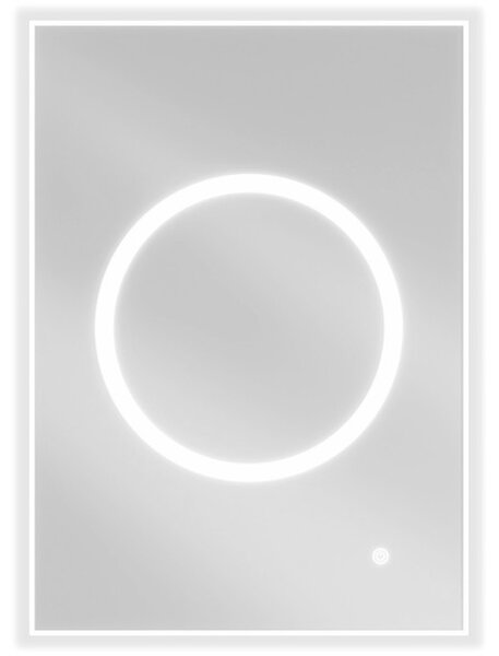 Mexen Koga osvetljeno kopalniško ogledalo 50 x 70 cm, LED 6000K, proti megli - 9821-050-070-611-00