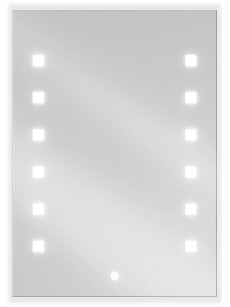 Mexen Ner osvetljeno kopalniško ogledalo 50 x 70 cm, LED 6000K, proti meglenju - 9809-050-070-611-00