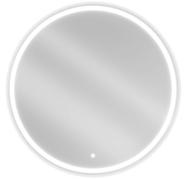 Mexen Gobi osvetljeno okroglo kopalniško ogledalo, 90 cm, LED 6000K, proti rošenju - 9801-090-090-611-00