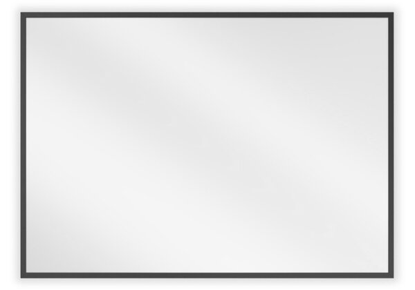 Mexen Loft pravokotno kopalniško ogledalo 70 x 50 cm, črn okvir - 9852-070-050-000-70