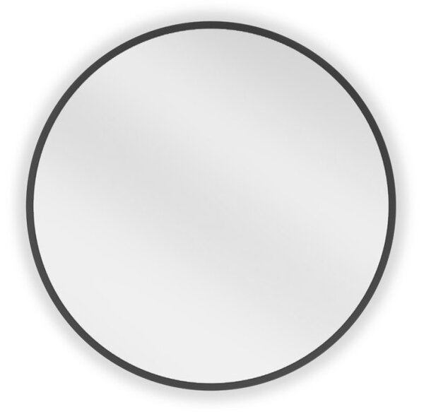 Mexen Loft okroglo kopalniško ogledalo 30 cm, črn okvir - 9850-030-030-000-70