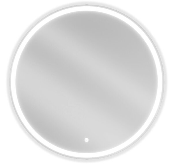 Mexen Gobi osvetljeno kopalniško ogledalo, okroglo 80 cm, LED 6000K, protimegleno - 9801-080-080-611-00