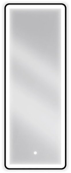 Mexen Coro kopalno ogledalo s svetlobno LED 45 x 120 cm, LED 6000K, proti megli, črn okvir - 9817-045-120-611-70