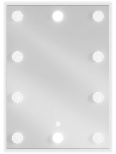 Mexen Dona osvetljeno kopalniško ogledalo 50 x 70 cm, LED 6000K, proti zameglitvi - 9818-050-070-611-00