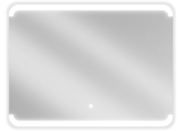 Mexen Nida kopalniško osvetljeno ogledalo 80 x 60 cm, LED 6000K, proti megli - 9806-080-060-611-00