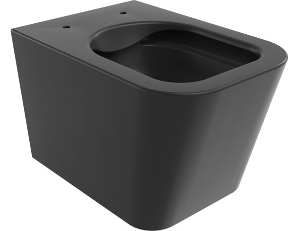 Mexen Teo wc školjka Rimless, črna mat - 3385XX85