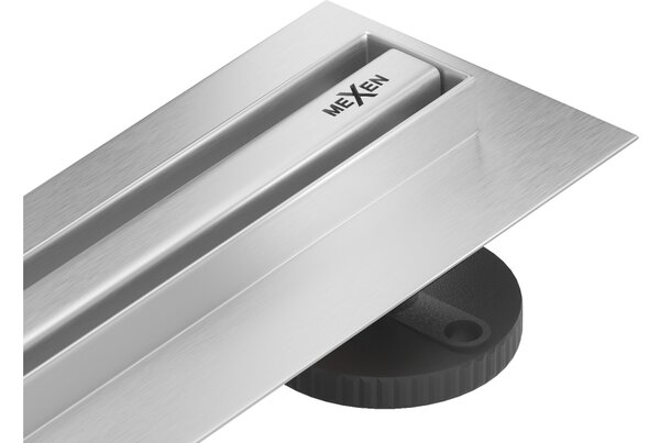 Mexen Flat 360° Slim vrtljivi linijski odtok 80 cm, inox - 1041080