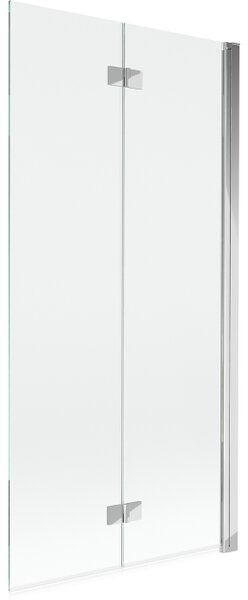 Mexen Mist dvojna tuš stena, desna 90 x 150 cm, prosojna, krom - 8A9-090-002-01-00-P