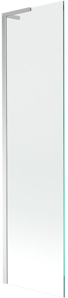 Mexen Next L 1-krilni kopalniški zaslon 50 x 150 cm, prozoren, krom - 895-050-000-03-00-01