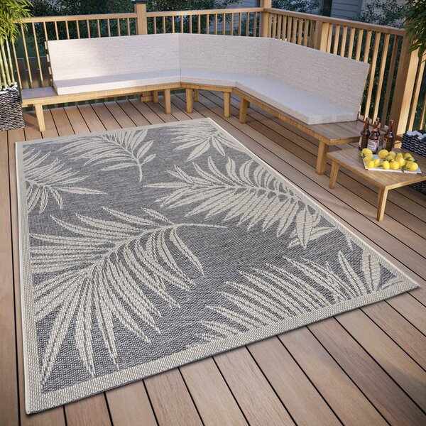 Siva zunanja preproga 115x170 cm Clyde Paru – Hanse Home