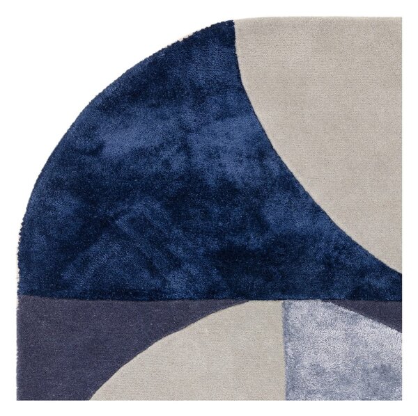 Temno modra volnena preproga 160x230 cm Indigo – Asiatic Carpets