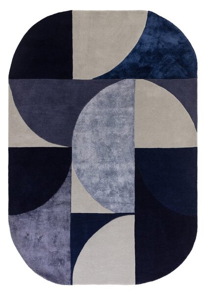 Temno modra volnena preproga 160x230 cm Indigo – Asiatic Carpets