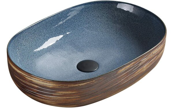 Mexen Agota vgradni umivalnik 58 x 40 cm, moder - 22025866