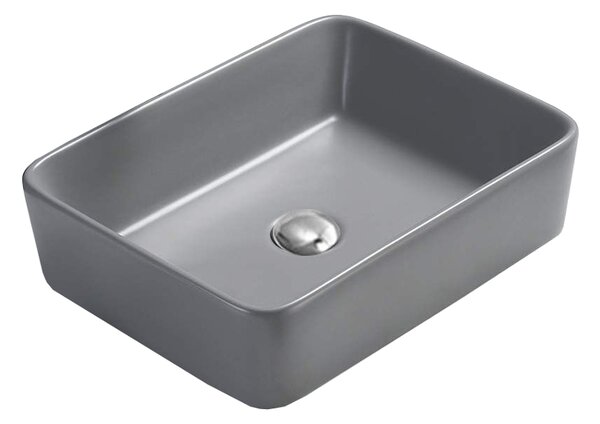 Mexen Catia umivalnik nad pultom 48 x 37 cm, svetlo siva mat - 21314861