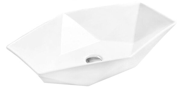 Mexen Elena umivalnik nad pultom 63 x 41 cm, bel - 21476300