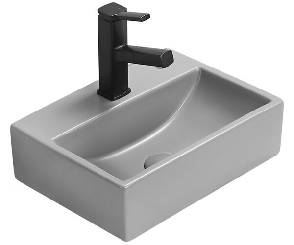Mexen Mini nadpultni umivalnik 40 x 30 cm, svetlo siva mat - 21094061