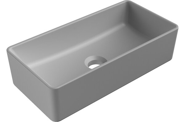 Mexen Nadia umivalnik nad pultom 46 x 23 cm, svetlo siva mat - 21614661
