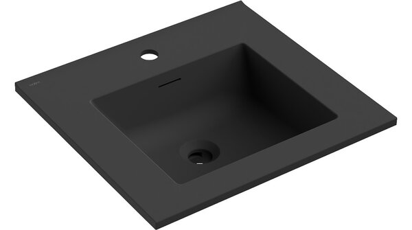 Mexen Otis vgrajena umivalnik 51 x 46,5 cm, črna mat - 25185071