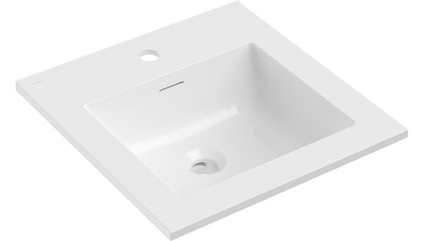 Mexen Otis vgrajena umivalnica 46 x 46,5 cm, bela sijaj - 25184500